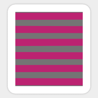 Purple grey strips Sticker